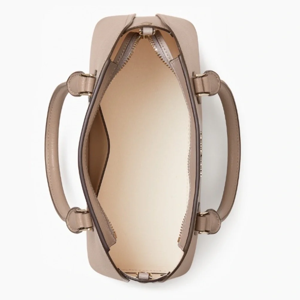 ♠️Kate Spade Darcy Small Satchel Warm Taupe NWT - Picture 3 of 5